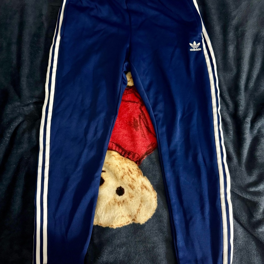 Adidas Men's Large Navy Originals Adicolor Classics Superstar SST Track Pants